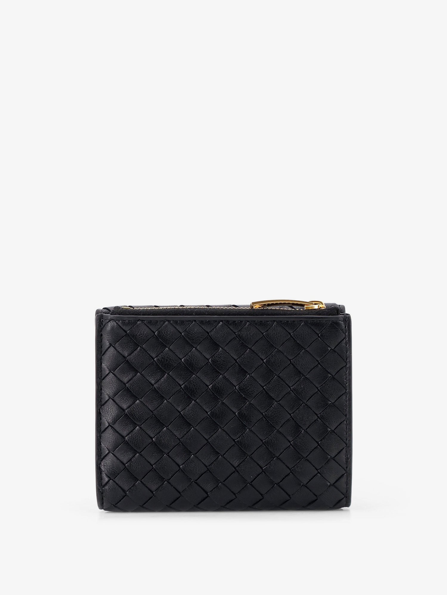 Bottega Veneta Women Bi-Fold Intrecciato Wallet With Zip