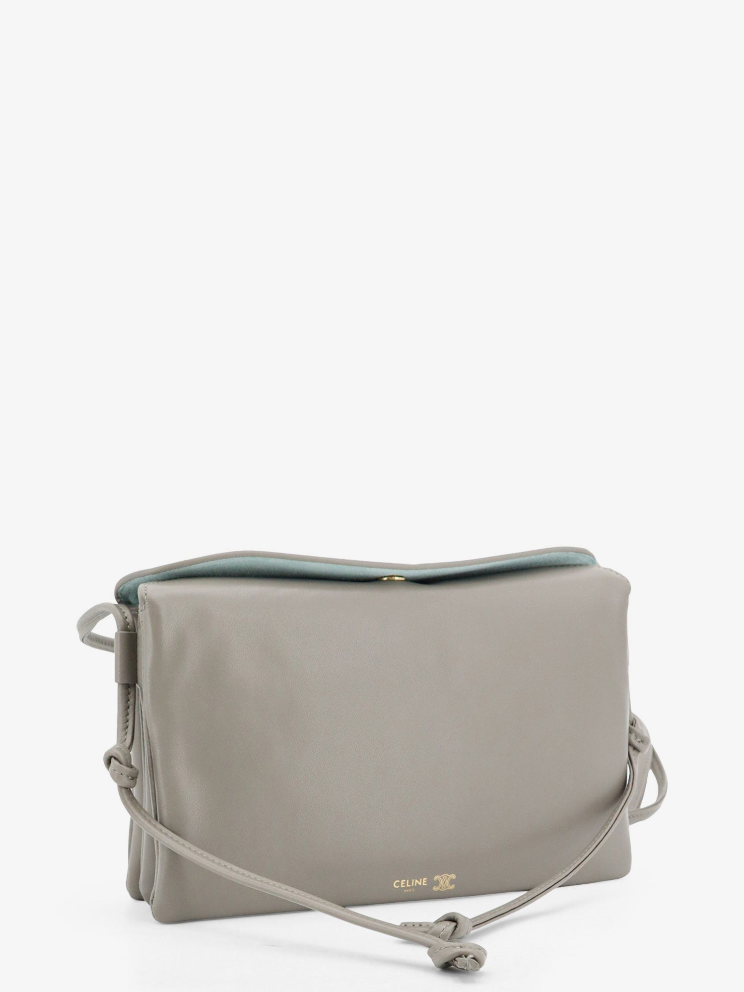 Celine Women Trio Leather Crossbody Bag