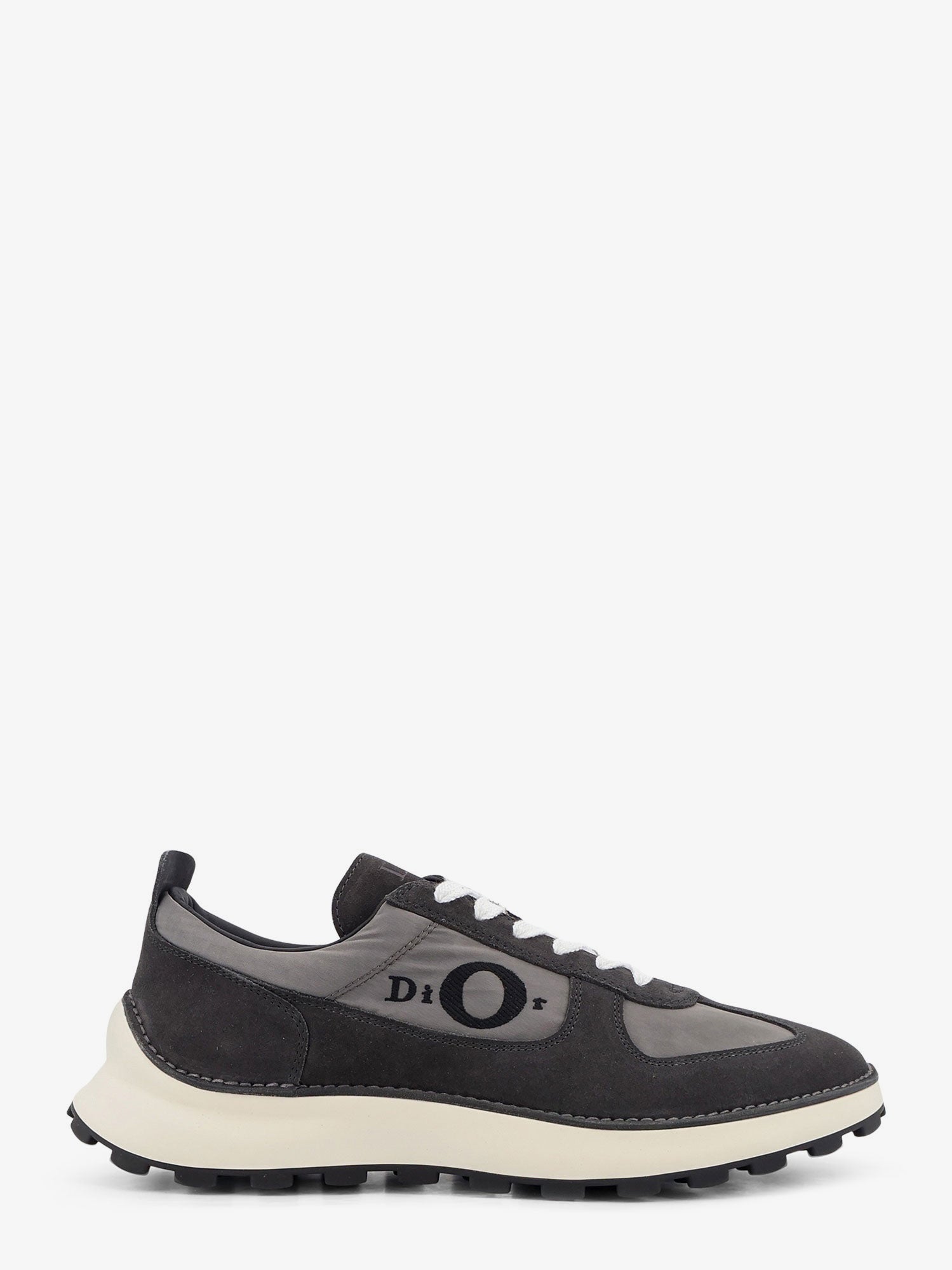 Dior Men Dior Squash Technical Fabric And Suede Sneakers