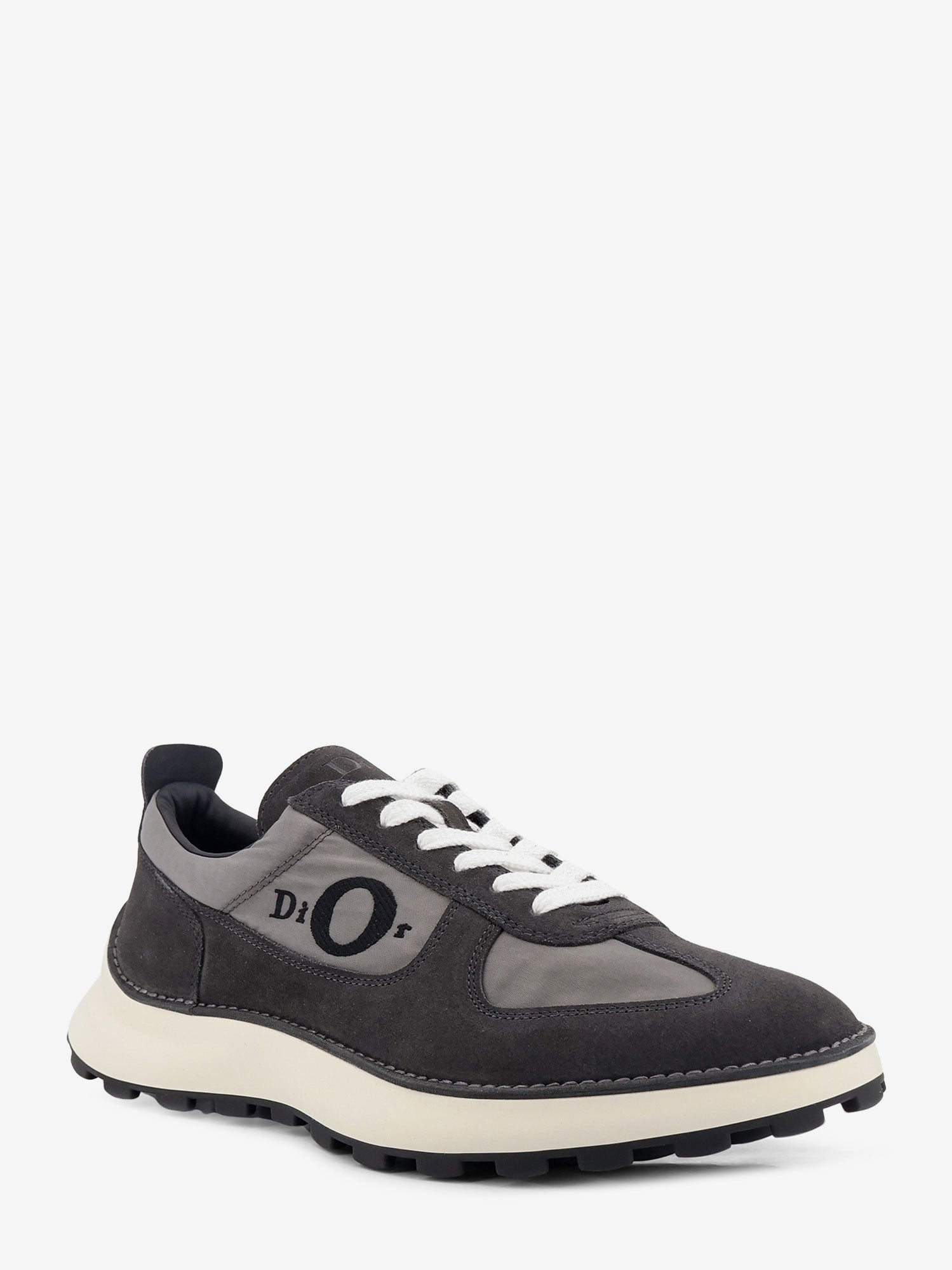 Dior Men Dior Squash Technical Fabric And Suede Sneakers