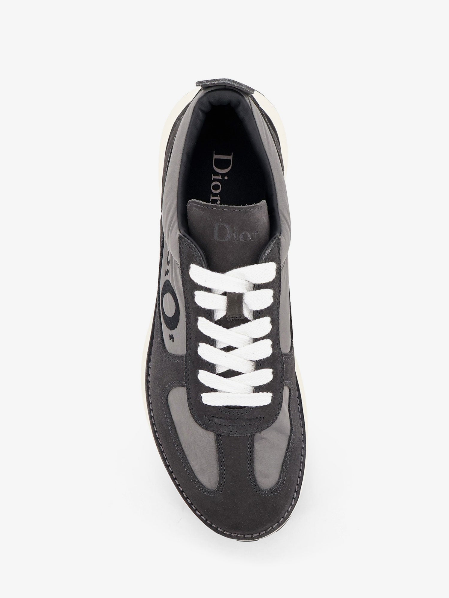 Dior Men Dior Squash Technical Fabric And Suede Sneakers