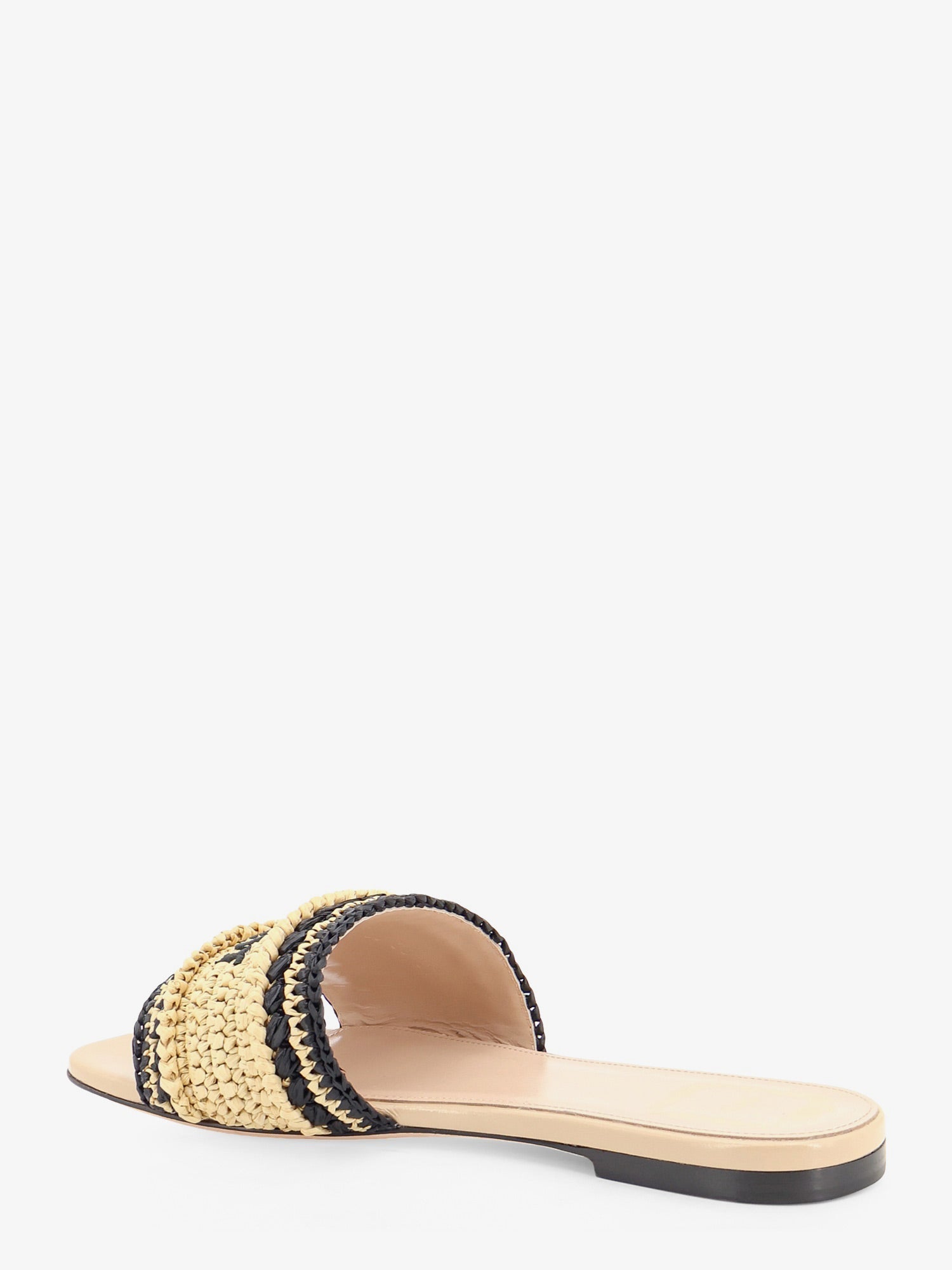 Dior Women Dior Woven Dioriviera Technical Fabric And Crochet Raffia Sandals