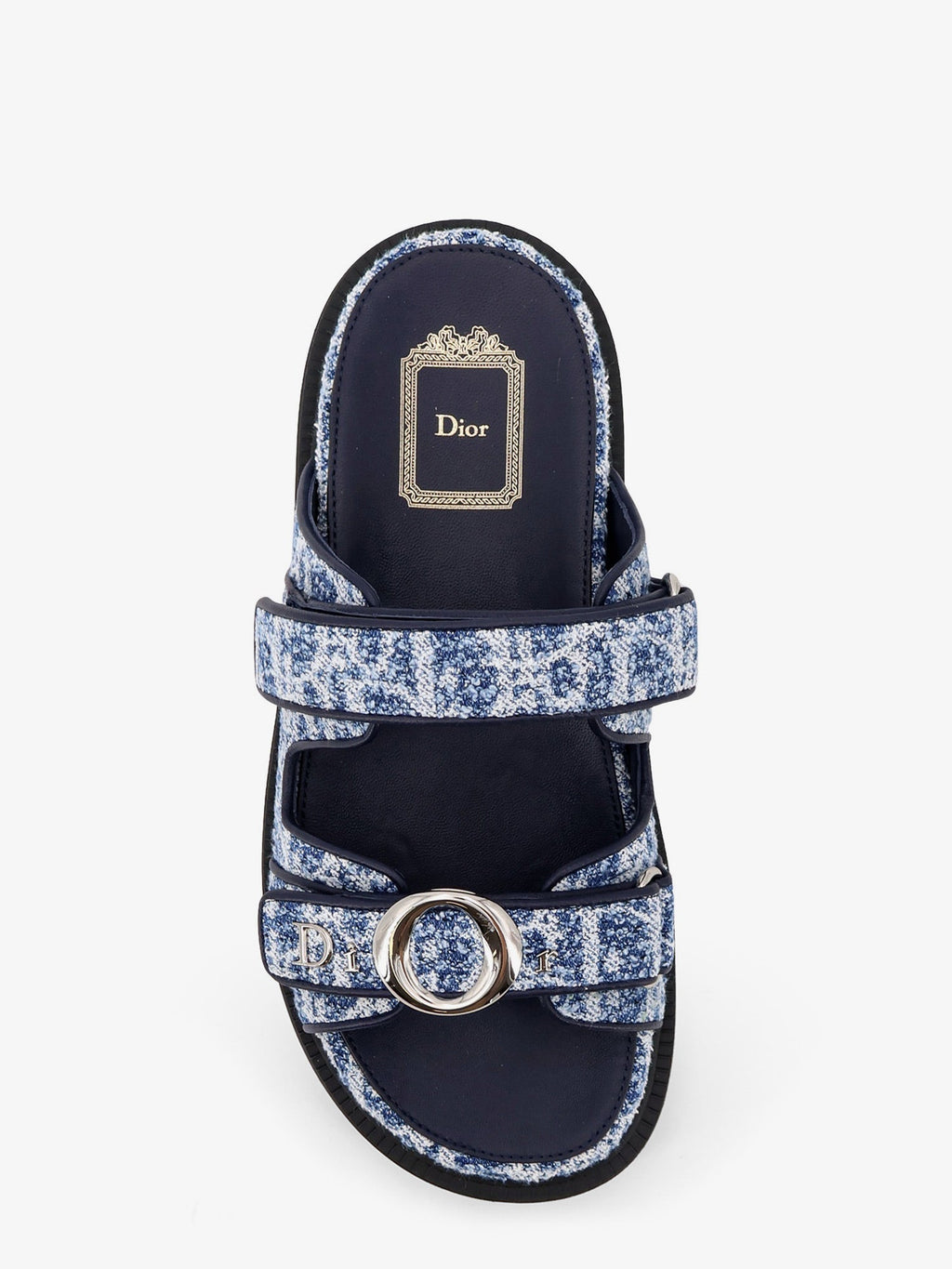 Dior Women Mydior Dioriviera Denim Sandals