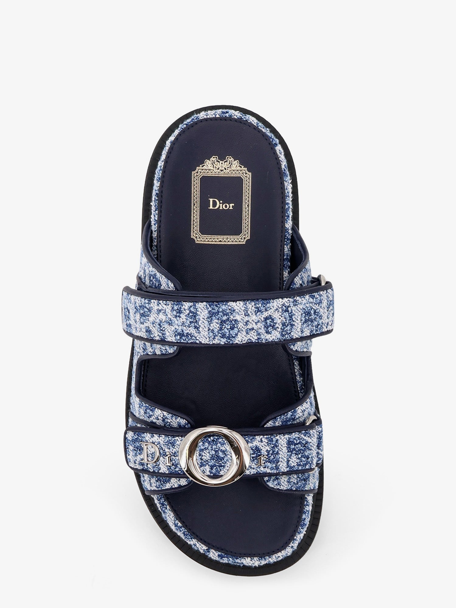 Dior Women Mydior Dioriviera Denim Sandals