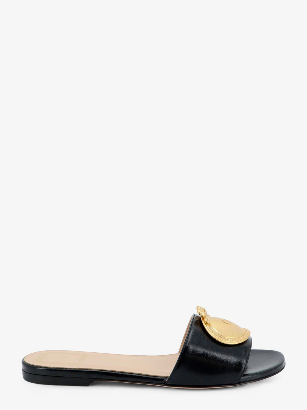 Dior Women Dior Medaillon Leather Sandals
