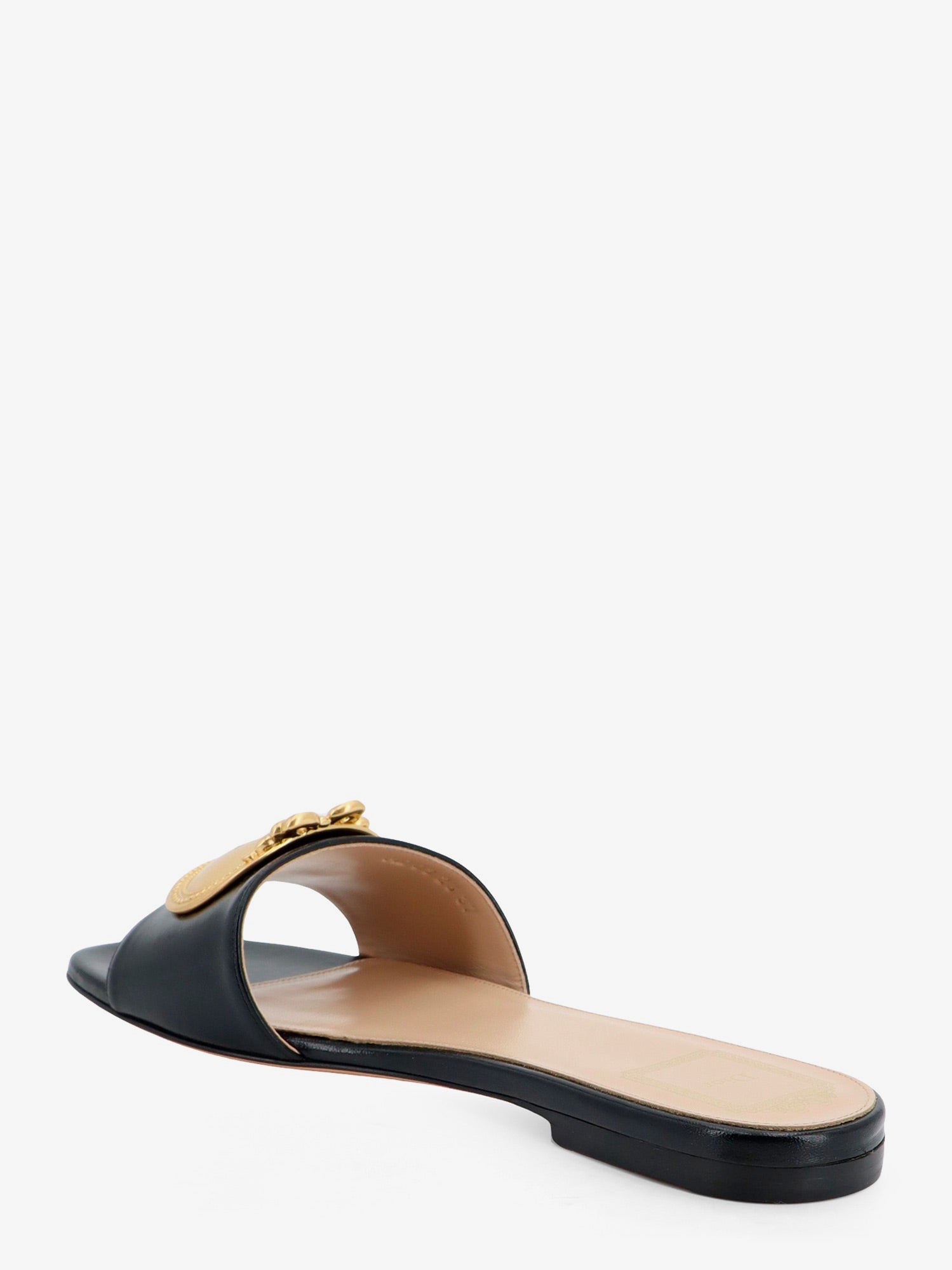 Dior Women Dior Medaillon Leather Sandals