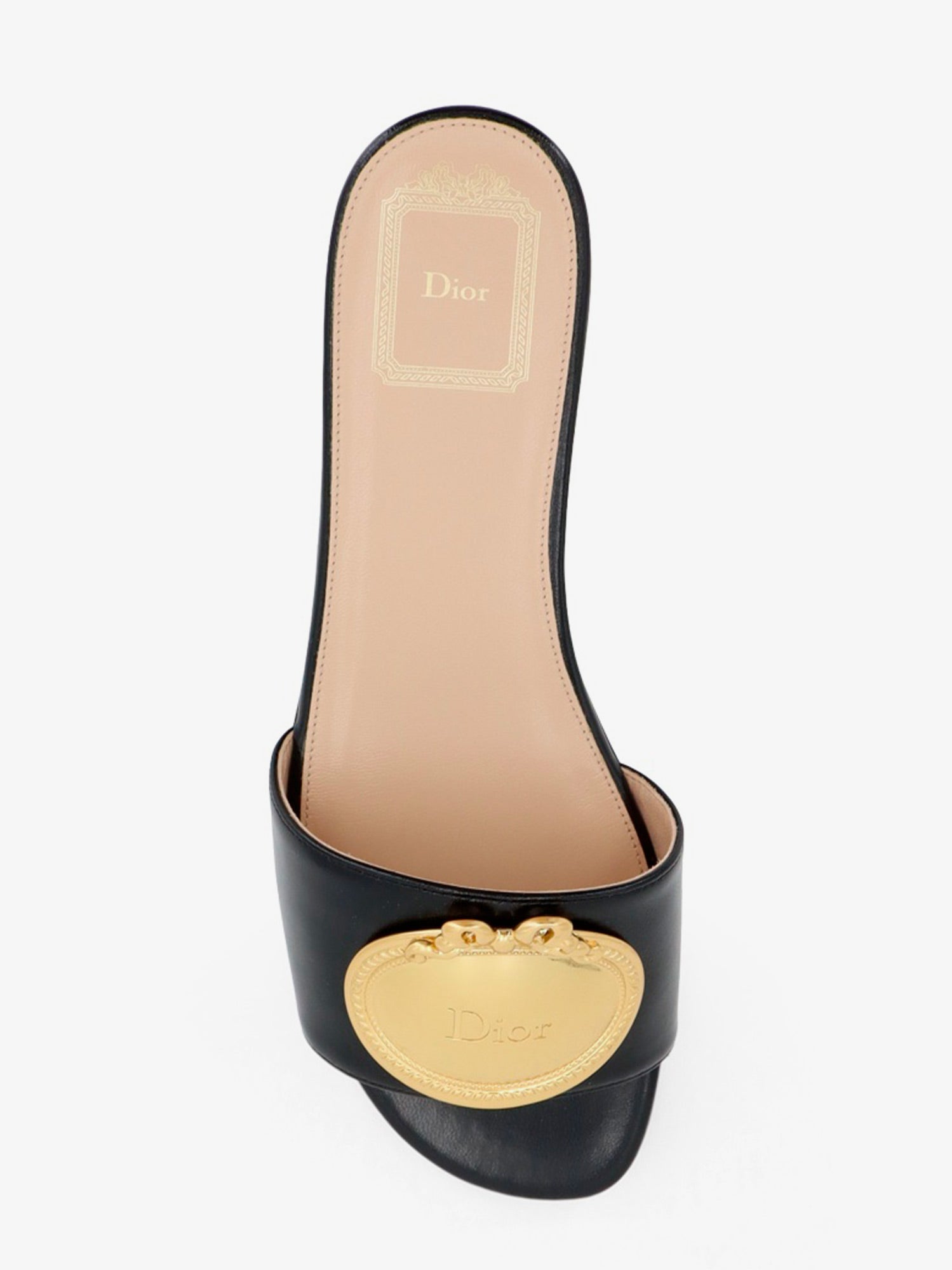 Dior Women Dior Medaillon Leather Sandals