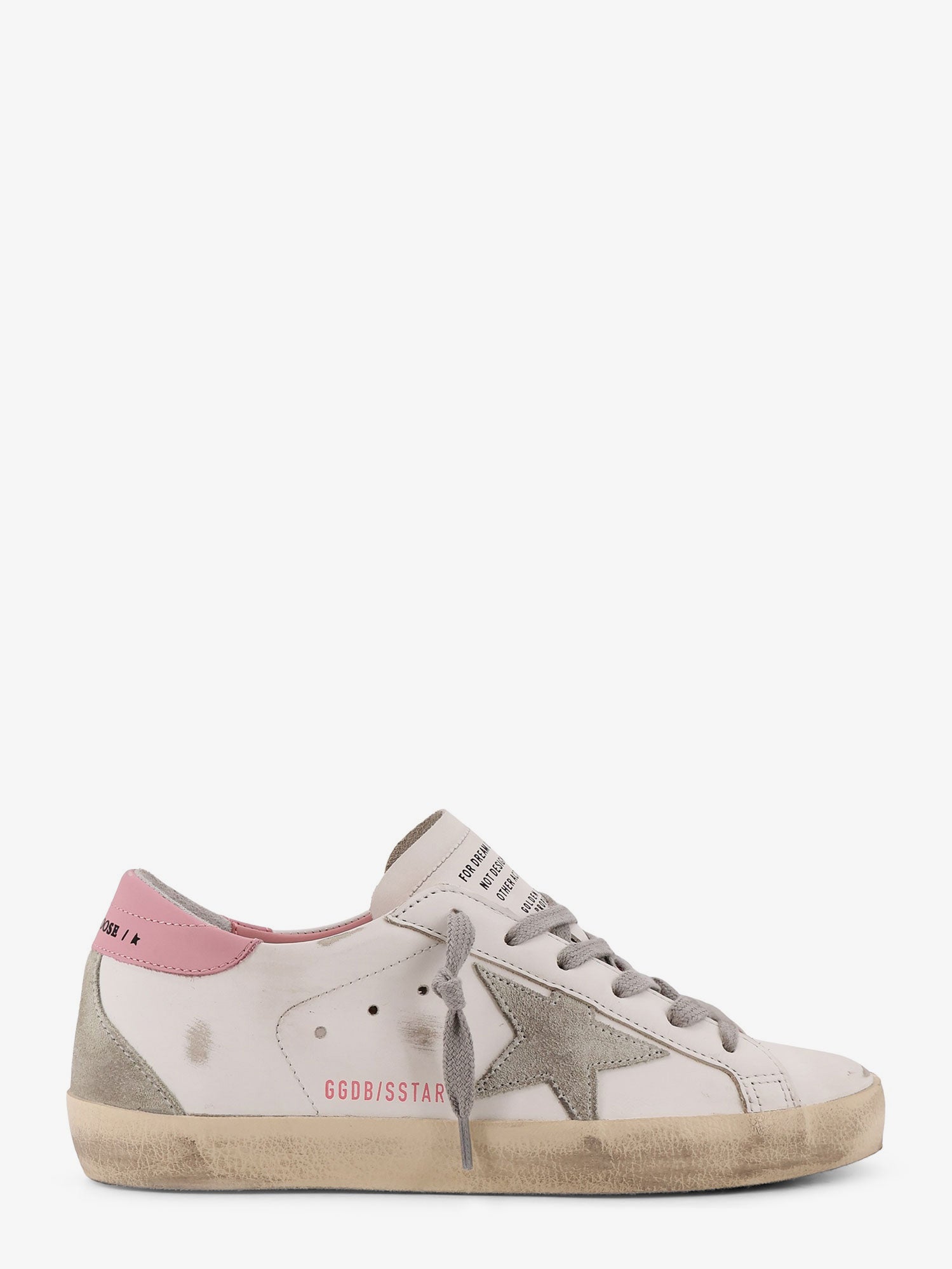 Golden Goose Deluxe Brand Women Superstar Leather Sneakers With Iconic Side Logo
