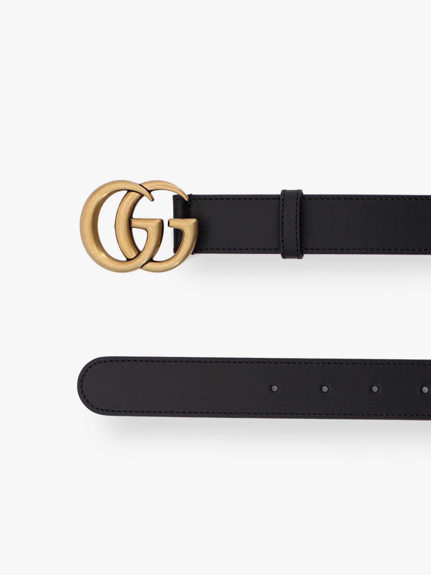 Gucci Men Gg Marmont Leather Belt
