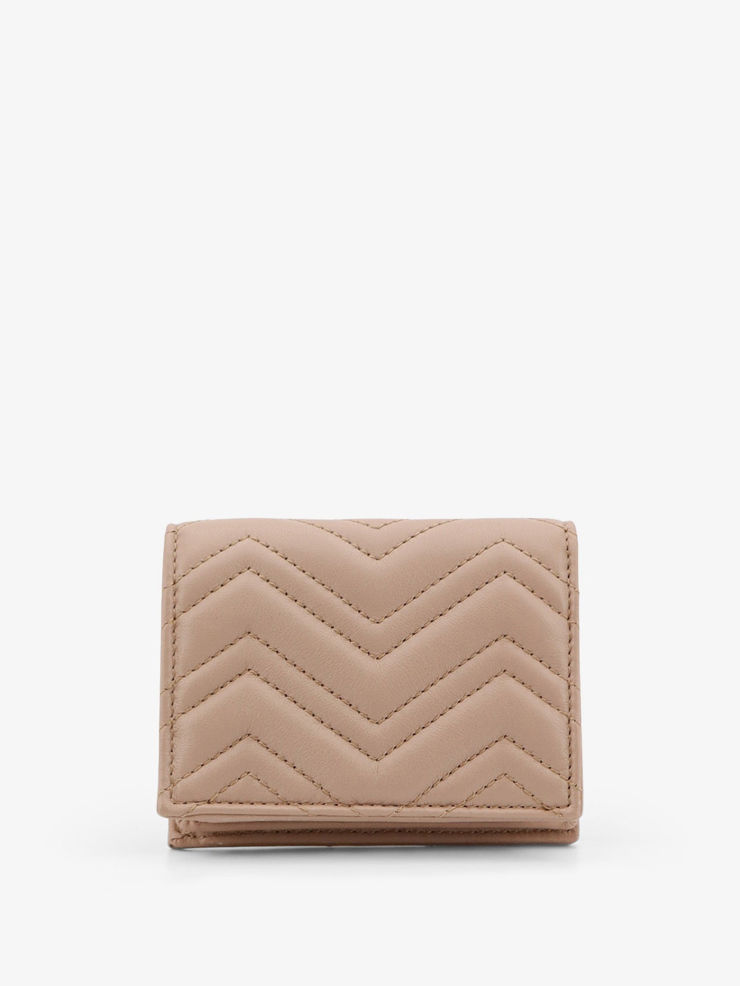 Gucci Women Gg Marmont Quilted Leather Wallet