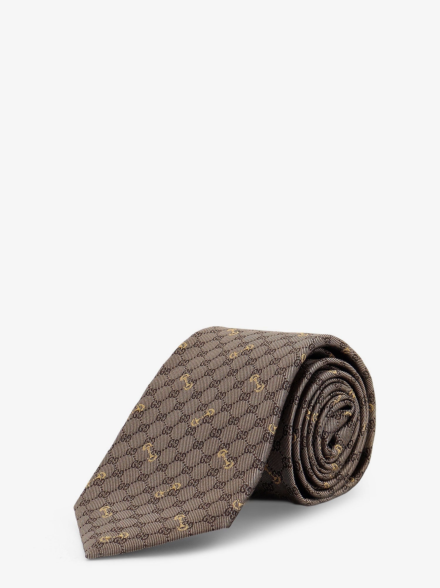 Gucci Men Morset Silk Tie