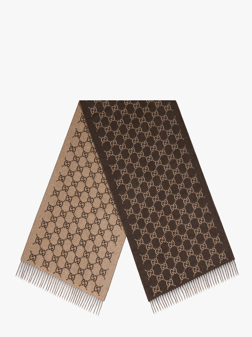 Gucci Men Gg Cashmere Scarf