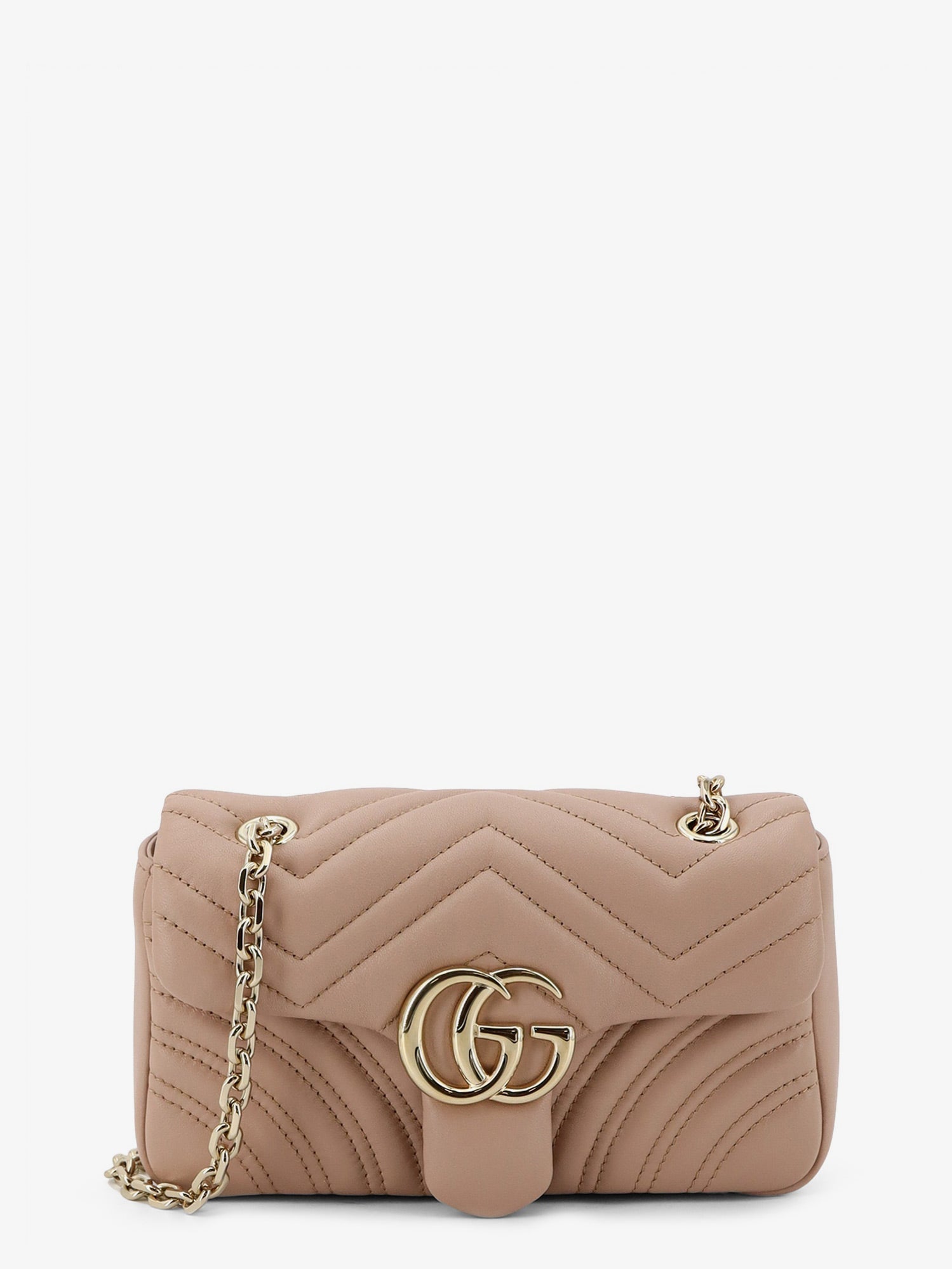 Gucci Women Gg Marmont Leather Crossbody Bag