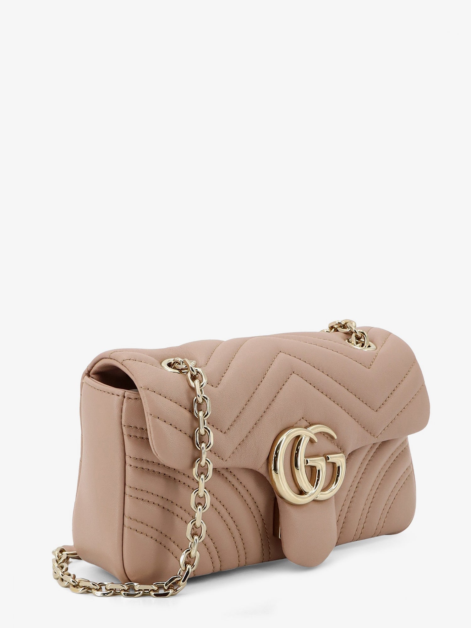Gucci Women Gg Marmont Leather Crossbody Bag