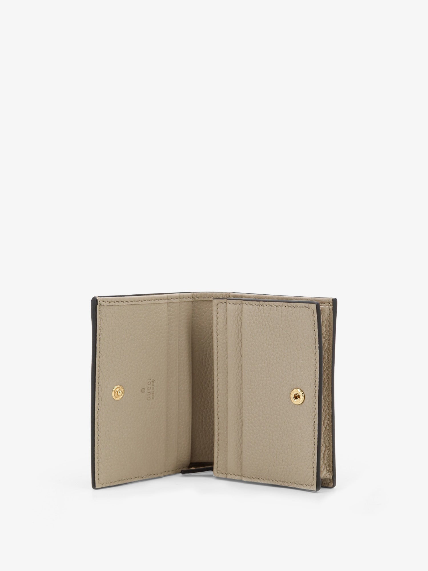 Gucci Women Gg Marmont Bicolor Leather Wallet