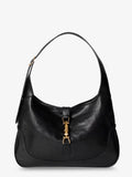 Gucci Women Jackie 1961 Hammered Leather Shoulder Bag