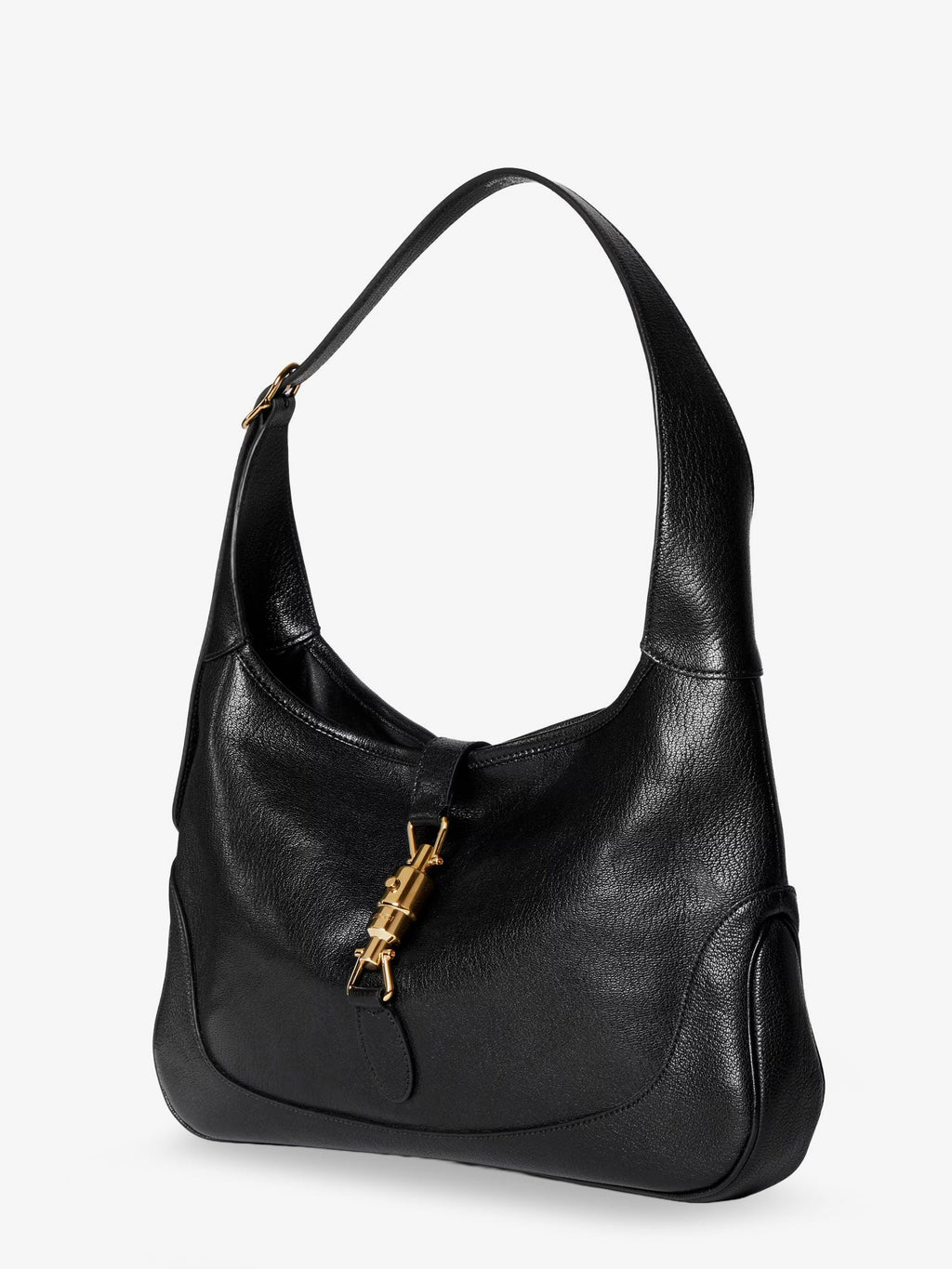 Gucci Women Jackie 1961 Hammered Leather Shoulder Bag