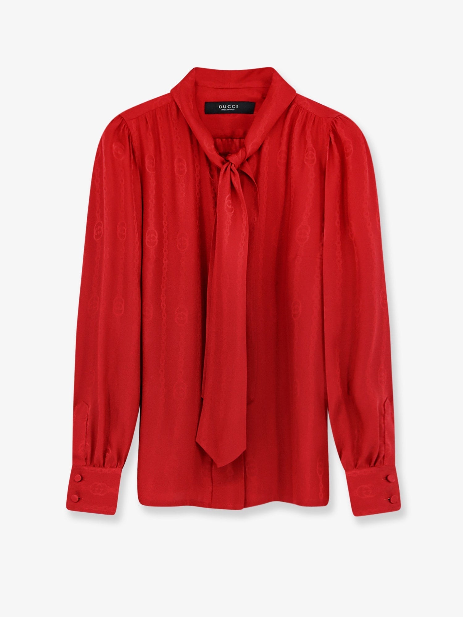 Gucci Women Silk Shirt With Bow
