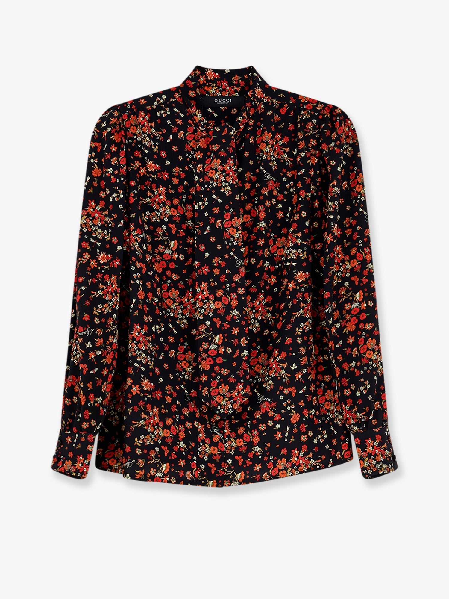 Gucci Women Printed Silk Shirt