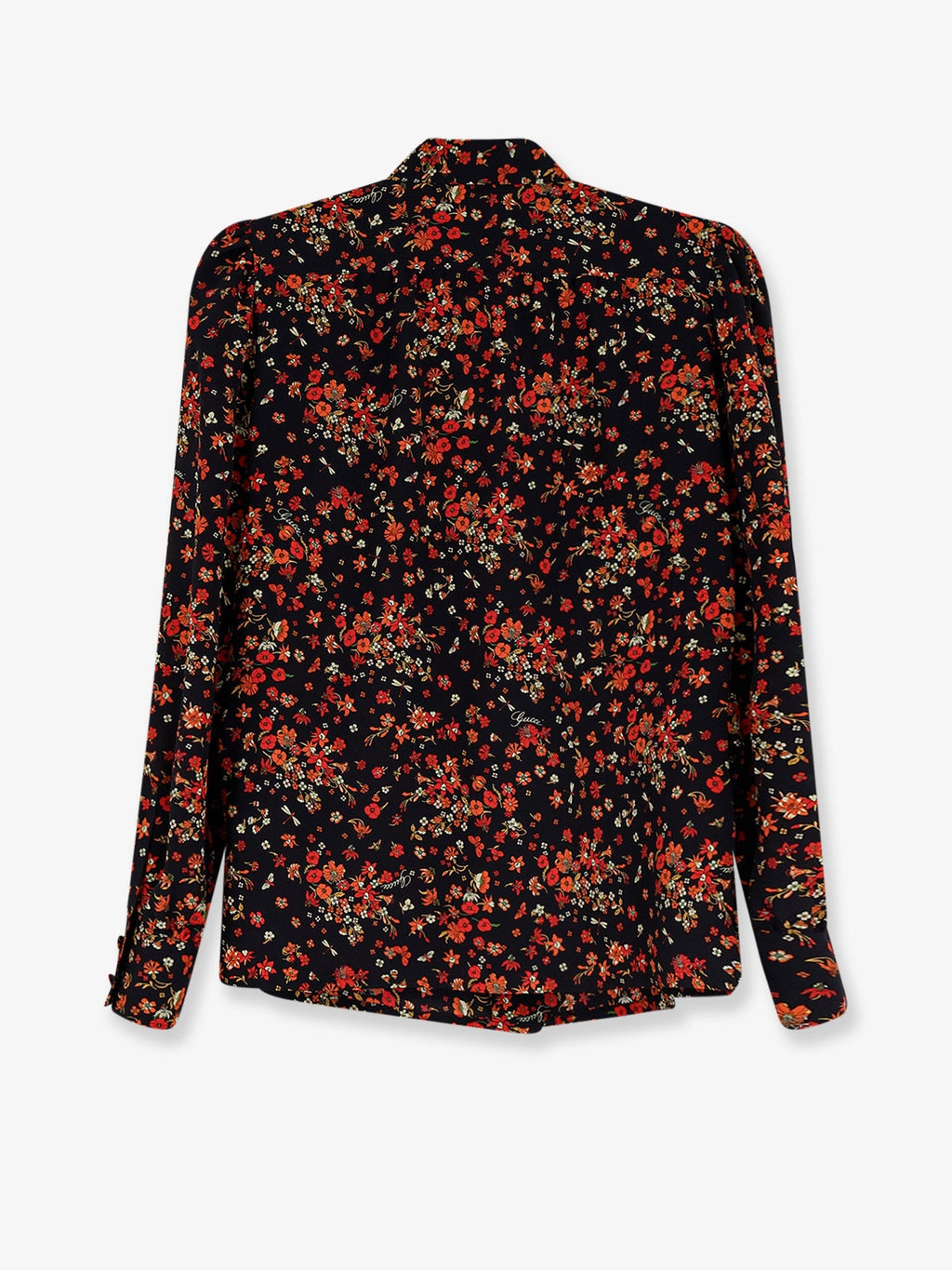Gucci Women Printed Silk Shirt