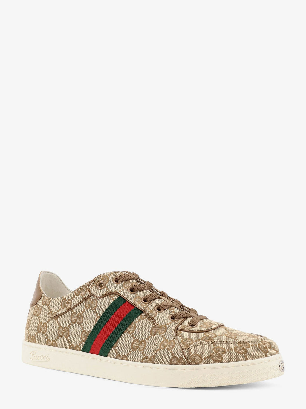 Gucci Men Stretch Gg Fabric Sneakers