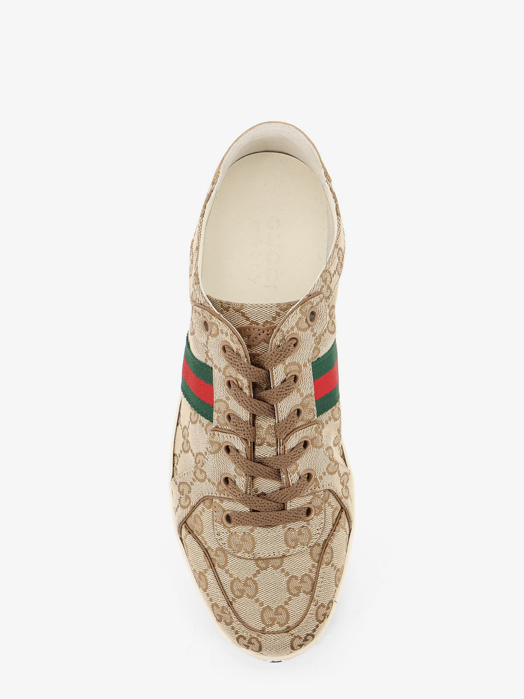Gucci Men Stretch Gg Fabric Sneakers