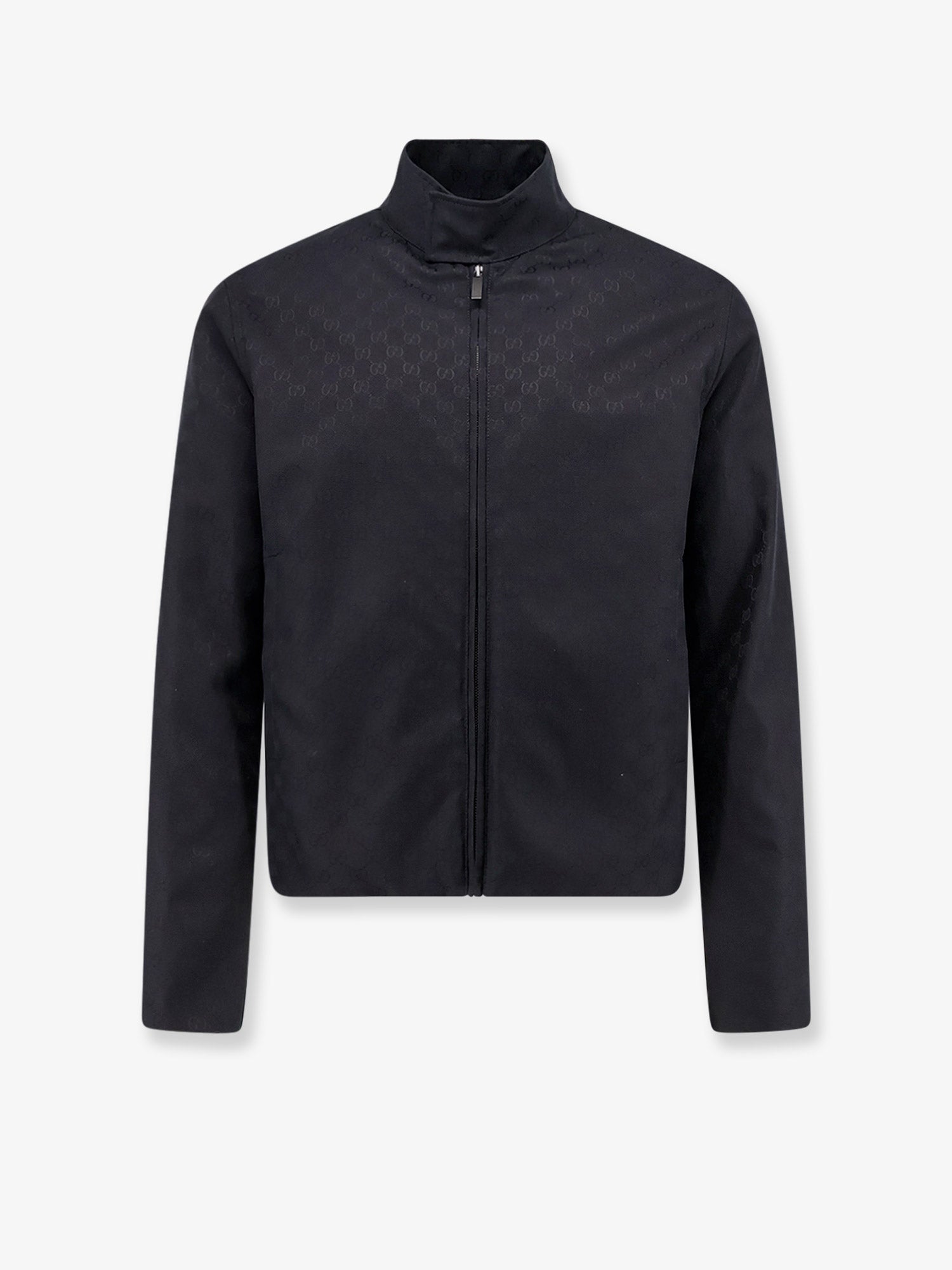 Gucci Men Gg Cotton Fabric Jacket