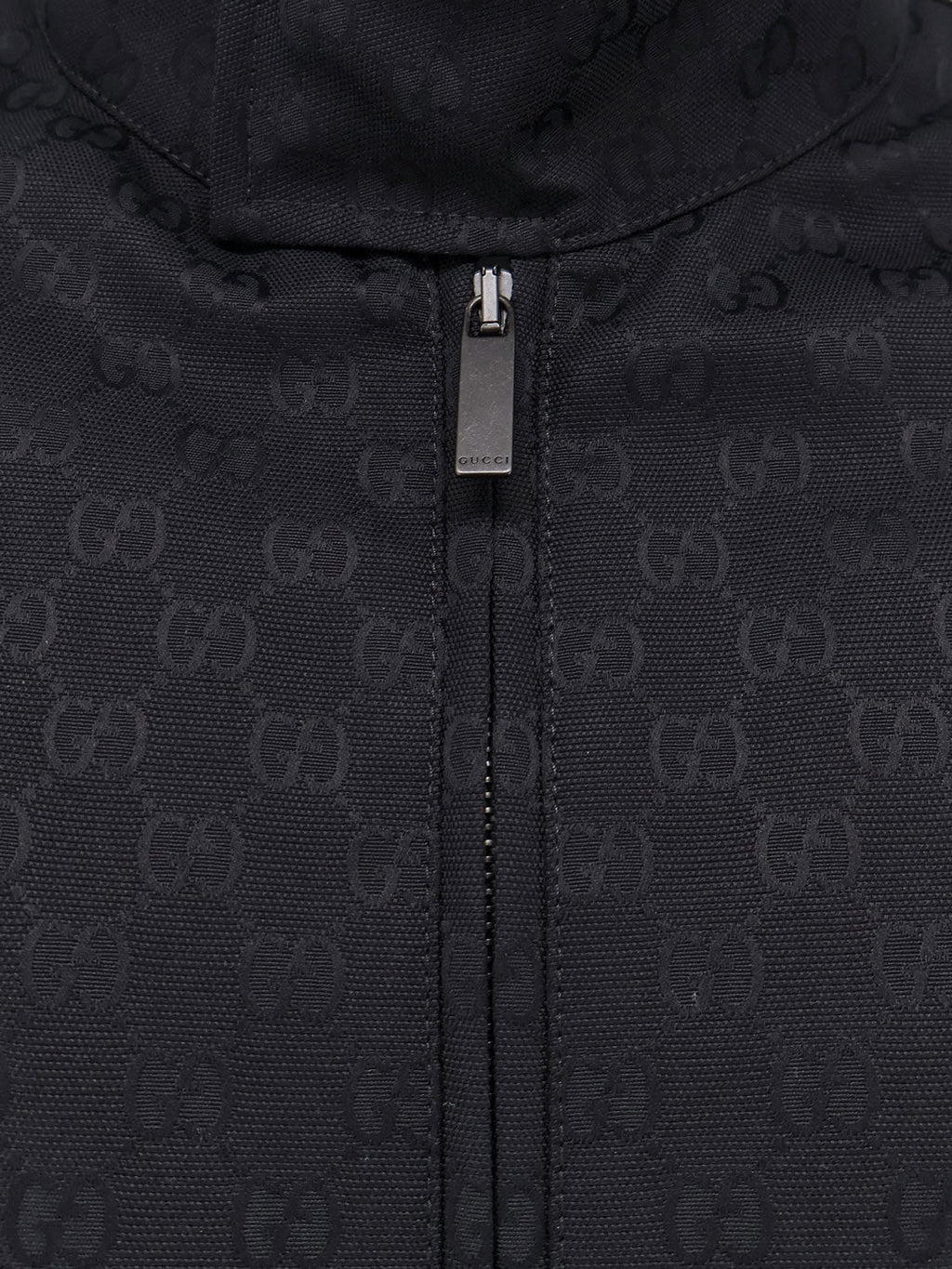 Gucci Men Gg Cotton Fabric Jacket