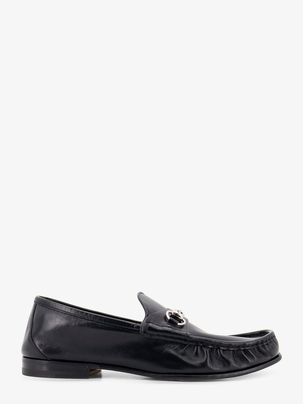 Gucci Men Gucci Lugano Leather Loafers