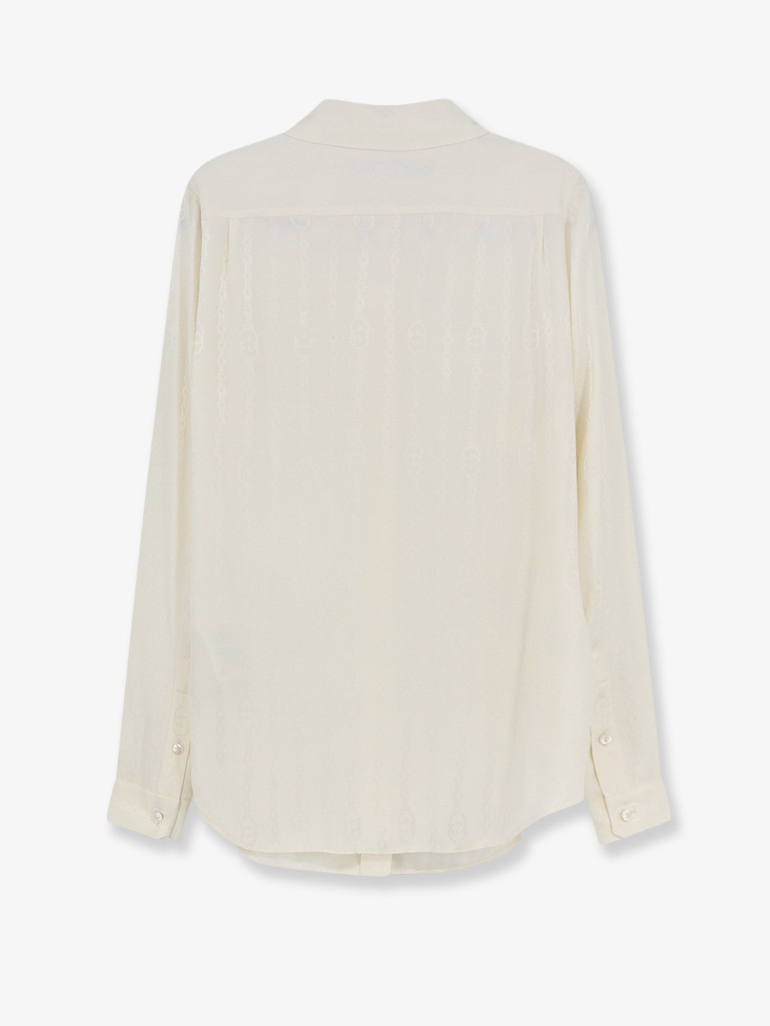Gucci Women Silk Shirt With Iconic Print