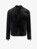 Gucci Men Black Denim Jacket Certified Cotton Jacket With A Faded Effect