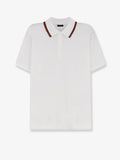 Gucci Men Cotton Polo Shirt With Nastro Web Detail On The Collar