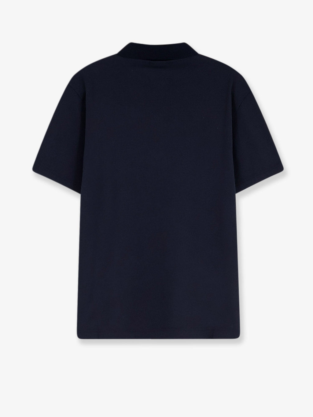 Gucci Men Cotton Polo Shirt With Web Print On The Front