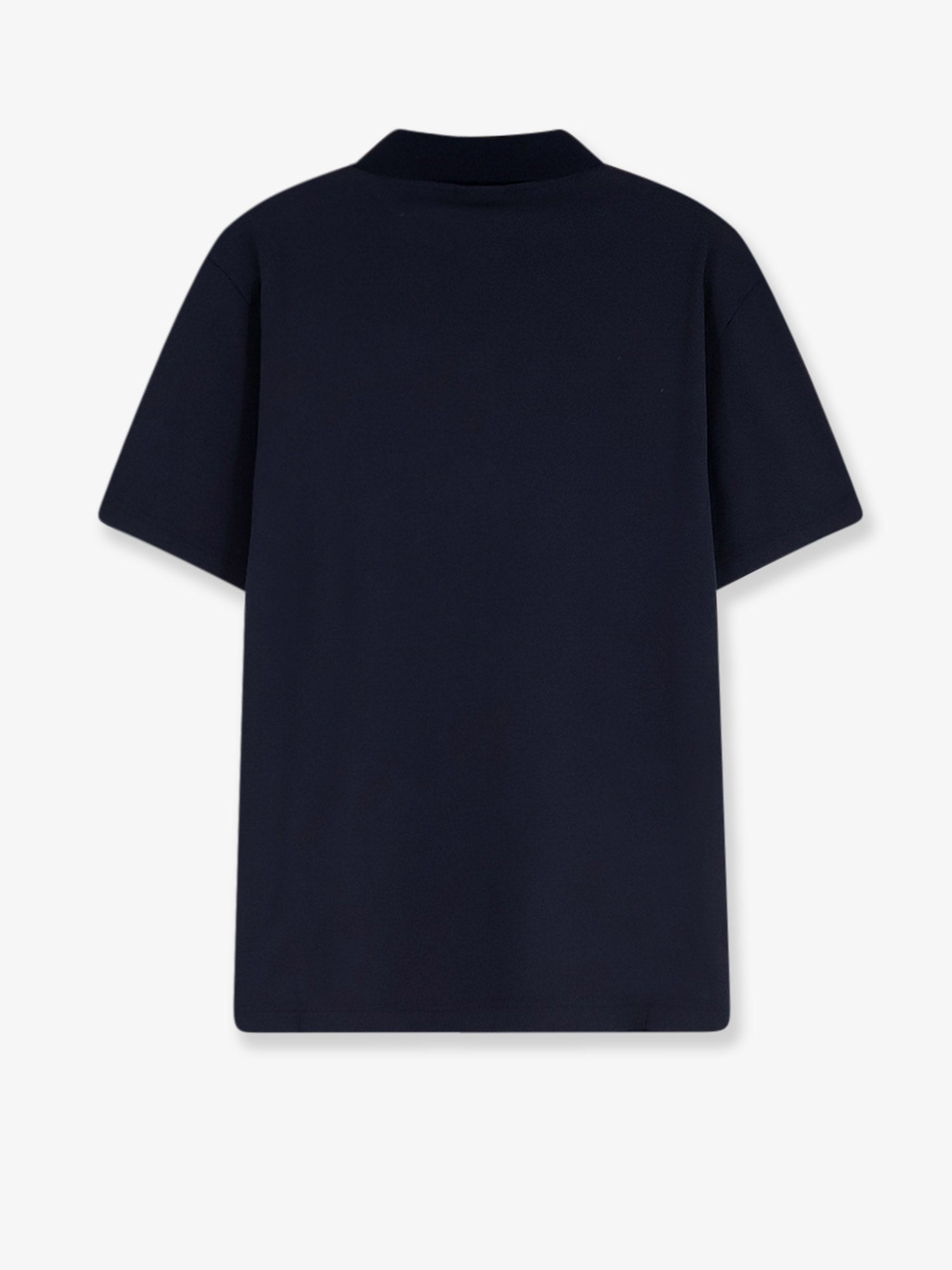 Gucci Men Cotton Polo Shirt With Web Print On The Front