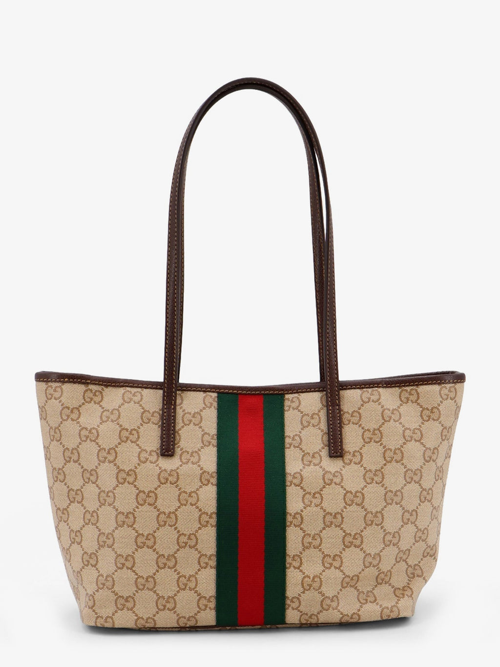 Gucci Women Tribeca Gg Fabric Shopping Bag