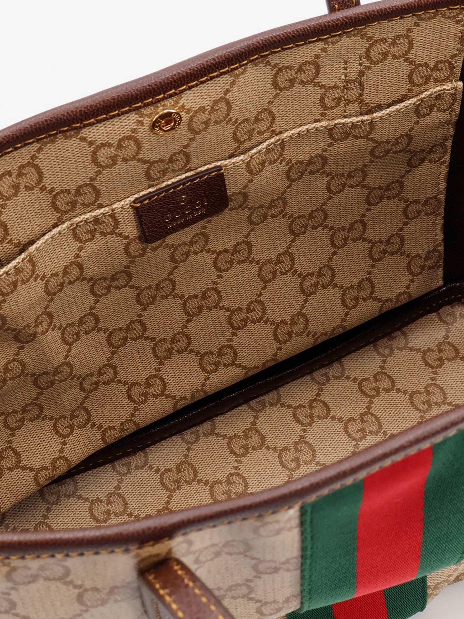 Gucci Women Tribeca Gg Fabric Shopping Bag