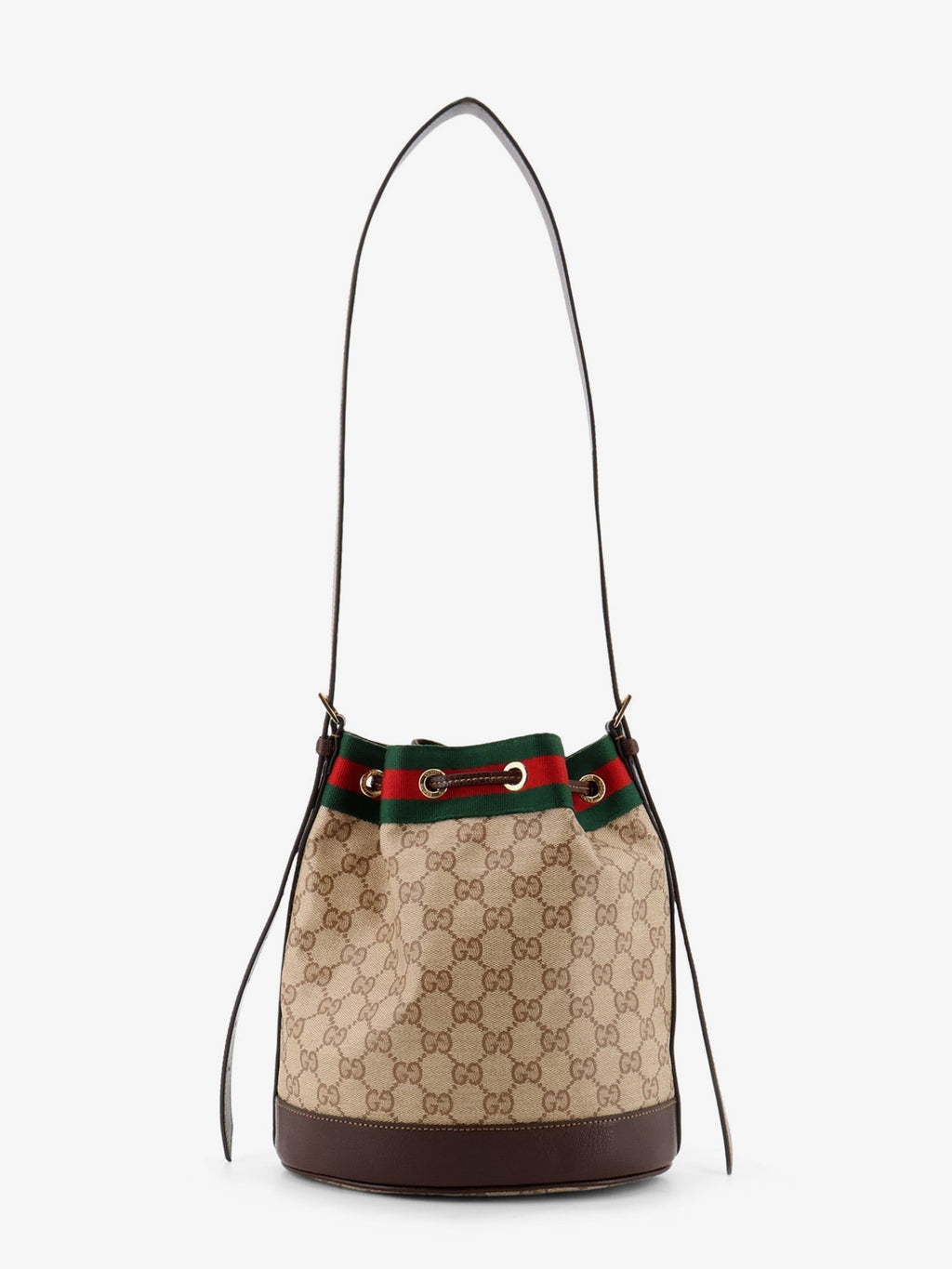 Gucci Women Gucci Venice Gg Fabric Bucket Bag