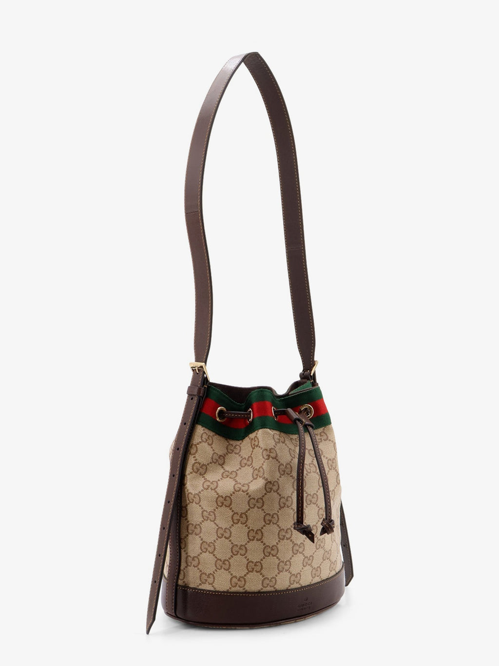 Gucci Women Gucci Venice Gg Fabric Bucket Bag