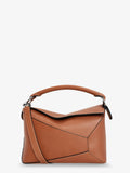 Loewe Women Puzzle Edge Leather Handbag With Engraved Anagram Logo