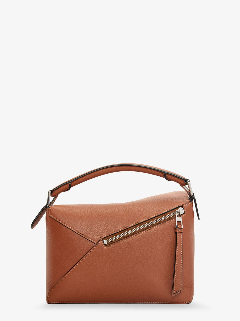 Loewe Women Puzzle Edge Leather Handbag With Engraved Anagram Logo