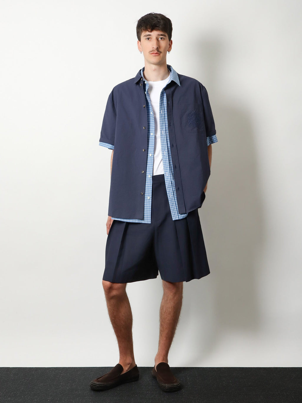 Loewe Men Paula's Ibiza Linen And Cotton Bermuda Shorts