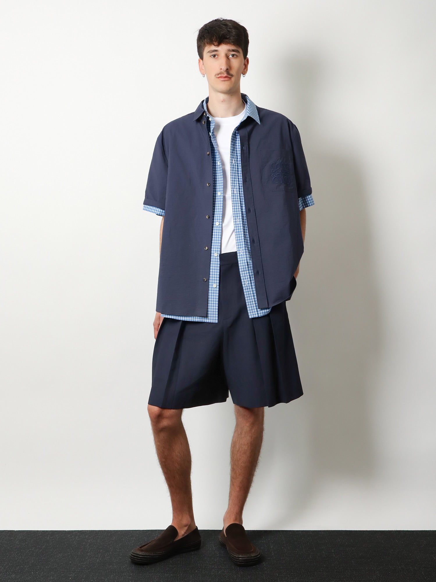 Loewe Men Paula's Ibiza Linen And Cotton Bermuda Shorts