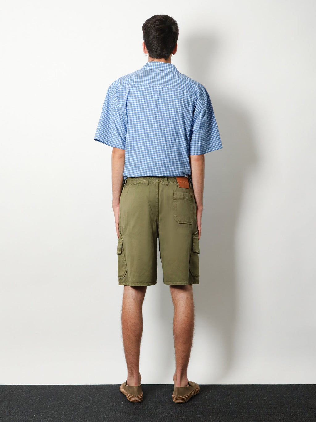 Loewe Men Paulas Ibiza Cotton Cargo Bermuda Shorts