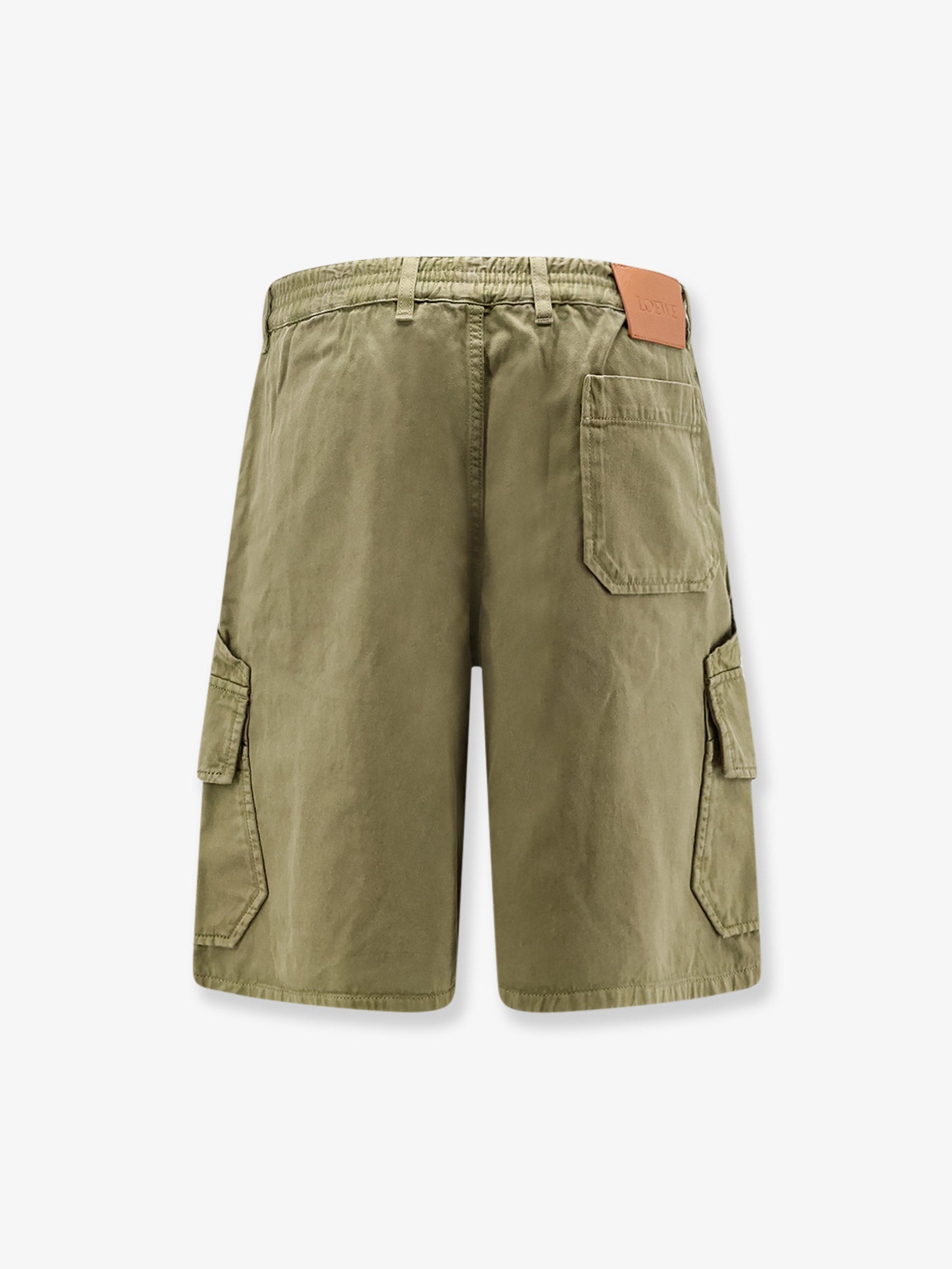 Loewe Men Paulas Ibiza Cotton Cargo Bermuda Shorts