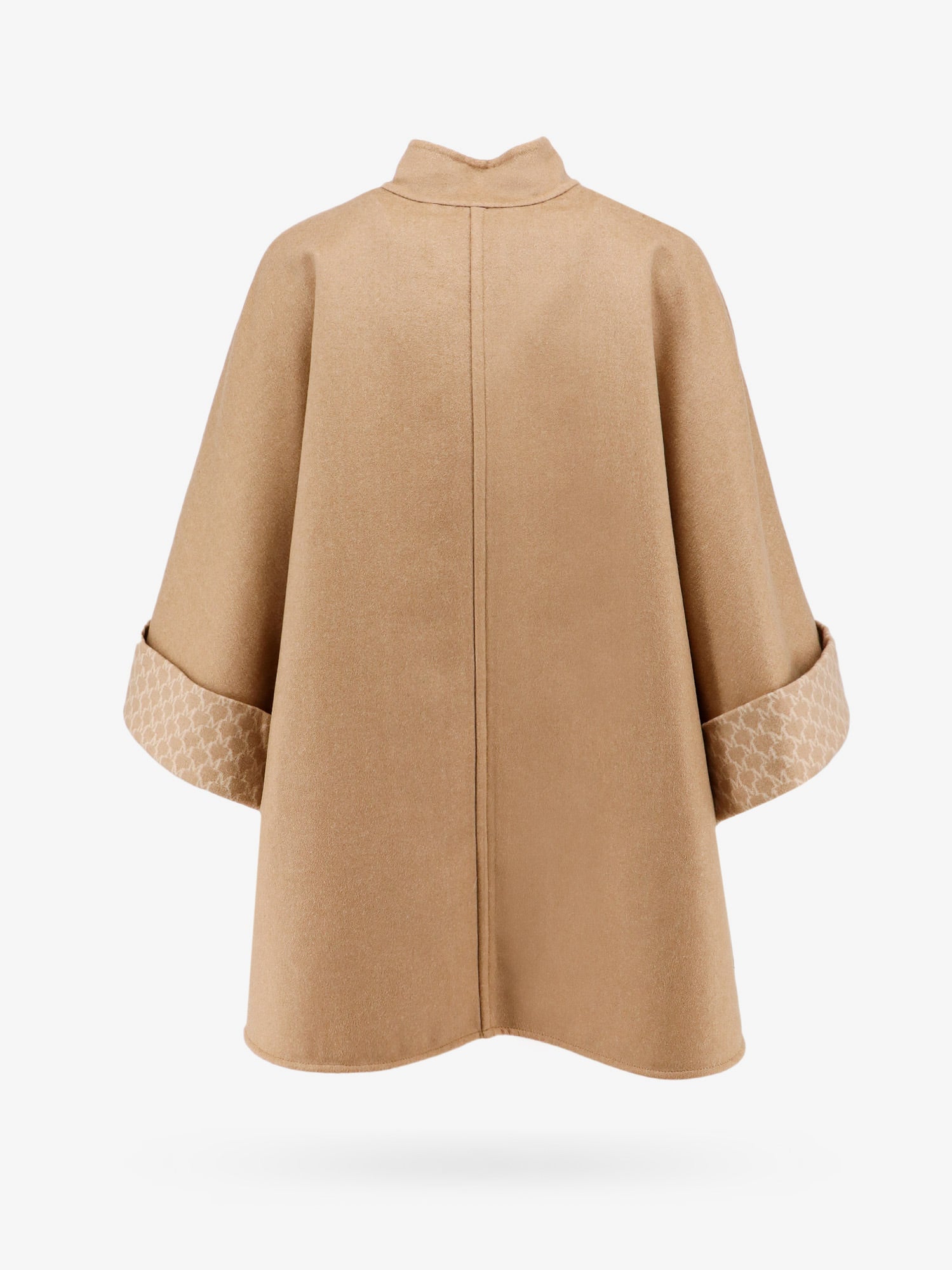 Max Mara Women Virgin Wool And Cashmere Cape Wih Pockets On The Front