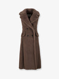 Max Mara Women Boario Sleeveless Alpaca Blend Coat