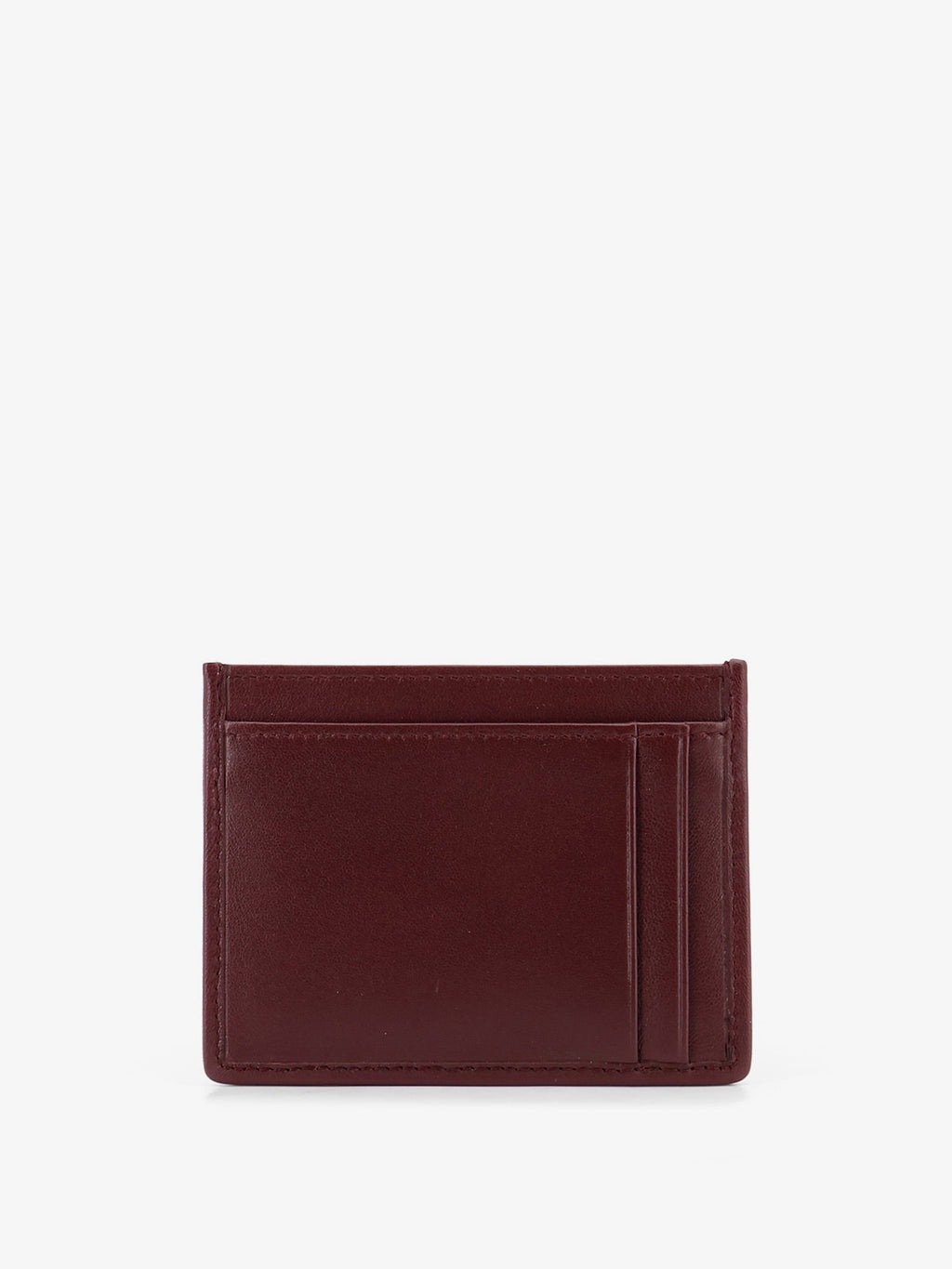 Miu Miu Women Matelasse Leather Card Holder With Metal Lettering Logo