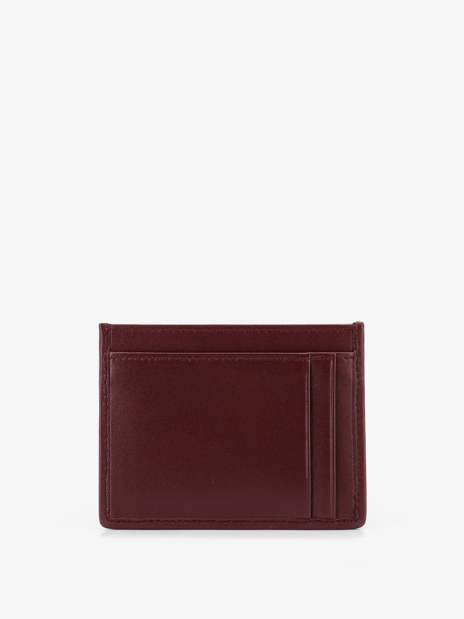 Miu Miu Women Matelasse Leather Card Holder With Metal Lettering Logo