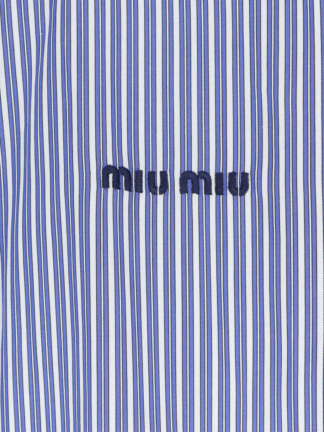 Miu Miu Women Striped Cotton Shirt