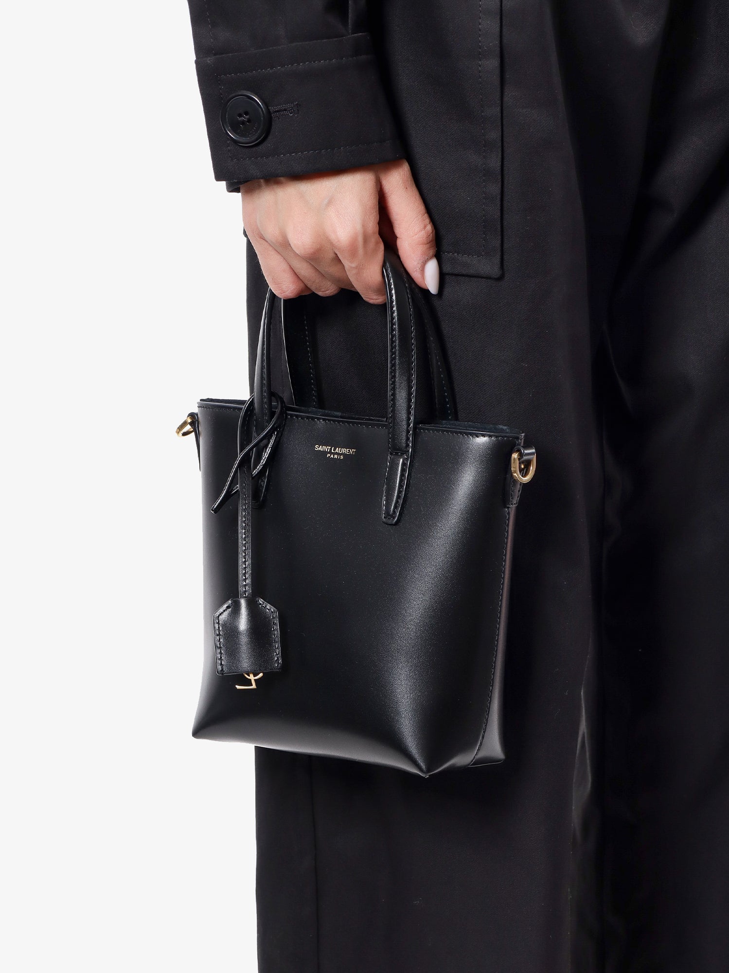 Saint Laurent Women Mini Toy Leather Crossbody Bag